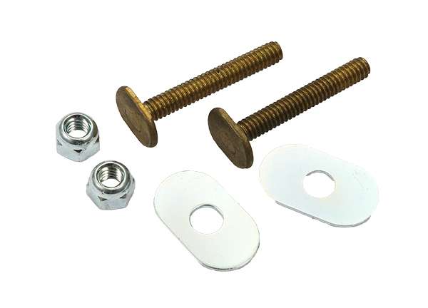 Toilet Bolt Sets 1 / 4" X 1 - 3 / 4" Bolt Sets ( Oval Washer )