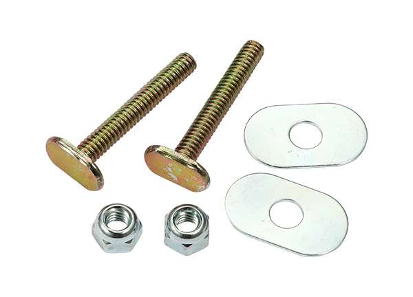 Toilet Bolt Sets 1 / 4" X 1 - 3 / 4" Bolt Sets ( Oval Washer )