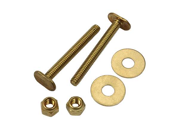 Toilet Bolt Sets 1 / 4" X 2 - 1 / 4" Bolt Sets ( Round Washer )