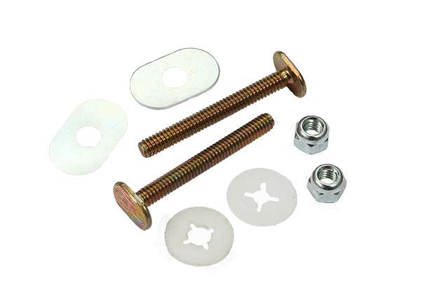 Toilet Bolt Sets 1 / 4" X 2 - 1 / 4" Bolt Sets ( Oval Washer )