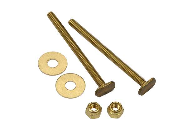 Toilet Bolt Sets 1 / 4' X 3 - 1 / 2' Bolt Sets ( Round Washer )