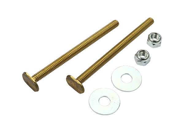 Toilet Bolt Sets 1 / 4" X 3 - 1 / 2" Bolt Sets ( Round Washer )