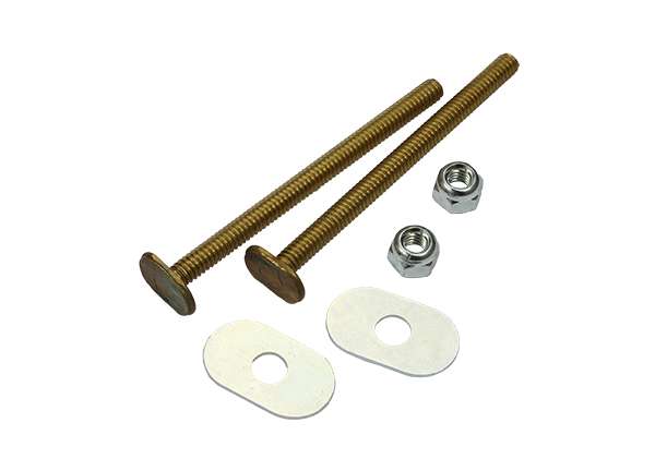 Toilet Bolt Sets 1 / 4" X 3 - 1 / 2" Bolt Sets ( Oval Washer )