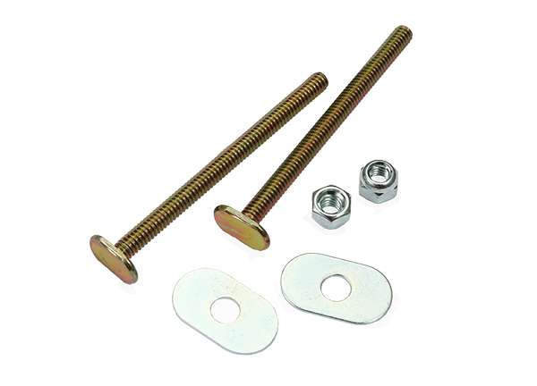 Toilet Bolt Sets 1 / 4" X 3 - 1 / 2" Bolt Sets ( Oval Washer )