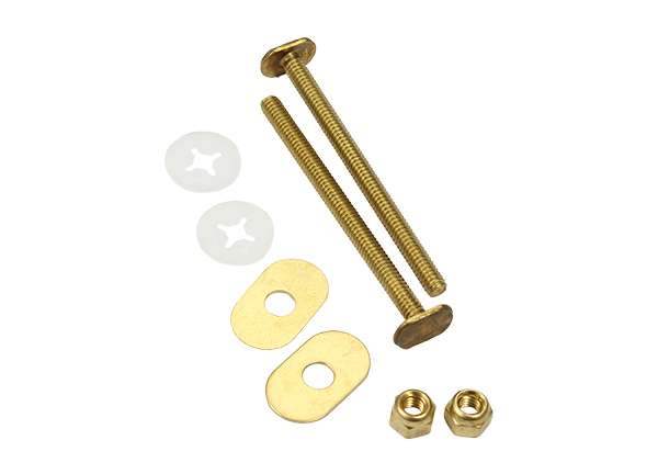 Toilet Bolt Sets 1 / 4" X 3 - 1 / 2" Bolt Sets ( Oval Washer )