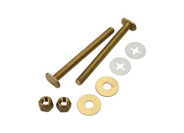 Toilet Bolt Sets 5 / 16" X 3 - 1 / 2" Bolt Sets ( Round Washer )