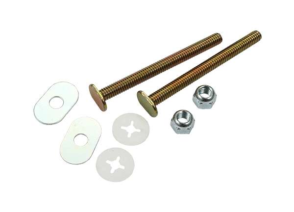 Toilet Bolt Sets 5 / 16" X 3 - 1 / 2" Bolt Sets ( Oval Washer )