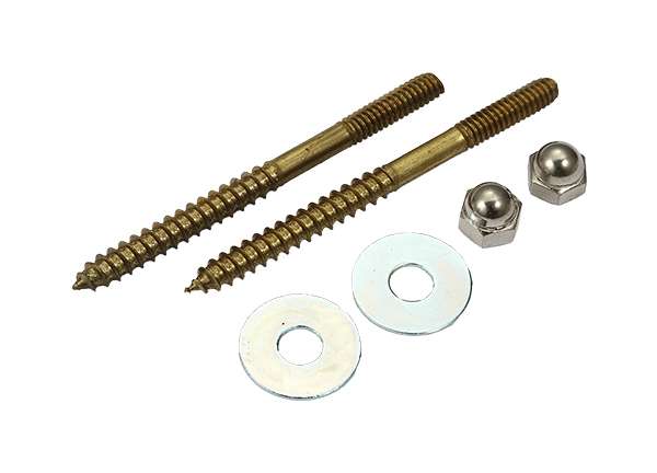 Toilet Screw Sets Round Washer 1 / 4” X 3 - 1 / 2”