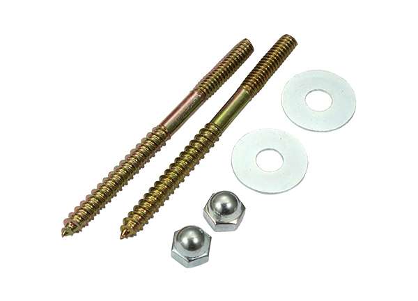 Toilet Screw Sets Round Washer <br/>1 / 4” X 2 - 1 / 2”