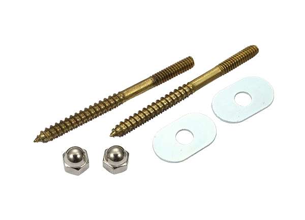 Toilet Screw Sets Oval Washer <br/>1 / 4” X 3 - 1 / 2”