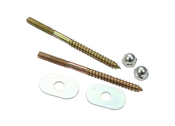 Toilet Screw Sets Oval Washer <br/>1 / 4” X 3 - 1 / 2”