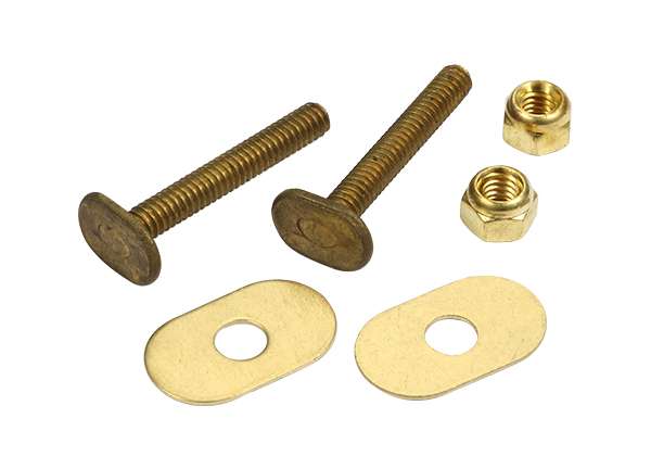 Toilet Bolt Sets 1 / 4" X 1 - 3 / 4" Bolt Sets ( Oval Washer )