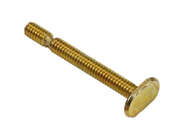 Toilet Bolt Steel Bolt - Snap - Off BP ( Yellow Zinc ) 1 / 4” X 2 - 1 / 4”