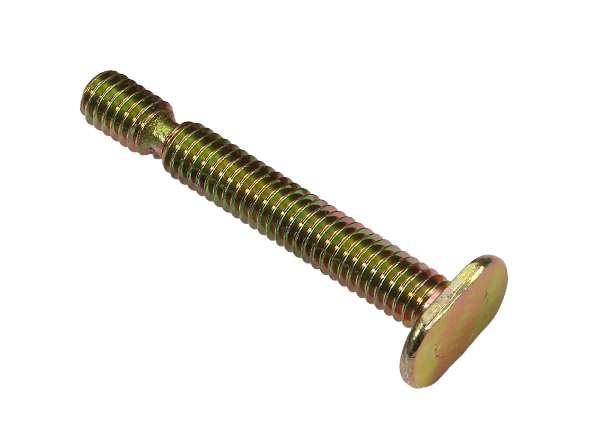 Toilet Bolt Steel Bolt - Snap - Off BP <br/>( Yellow Zinc ) <br/>5 / 16” X 2 - 1 / 4”